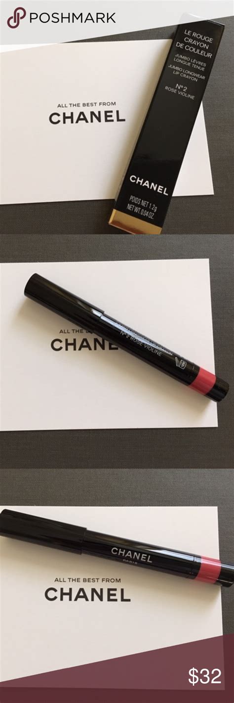 chanel rouge crayon rose violine|chanel jumbo longwear crayons.